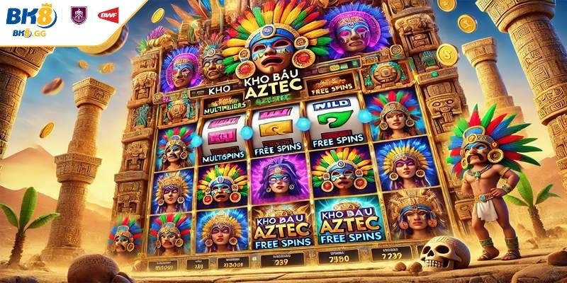 Chỉnh tốc độ quay khi chơi Kho Báu Aztec