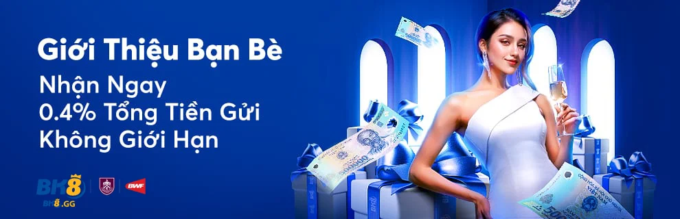 Giới thiệu bạn nhận ngày 0.4% tổng tiền gửi không giới hạn
