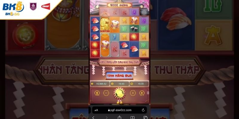 Hạn chế quay tự động trong Neko May Mắn BK8