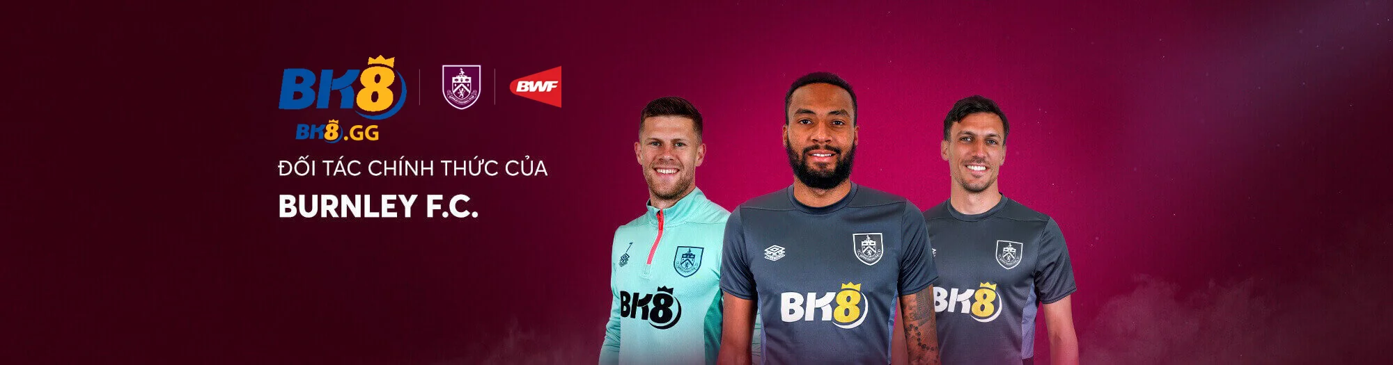 Hình bk8 hợp tác với Burnley